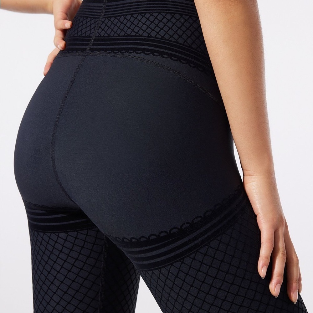 NWT SAVAGE X FENTY SPECIAL FX HIGH-WAIST GARTER LEGGING M and XL Black - Picture 4 of 12